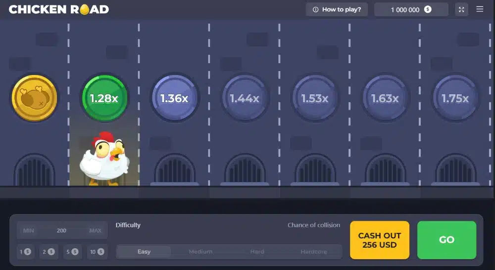 Cómo jugar Chicken Cross.